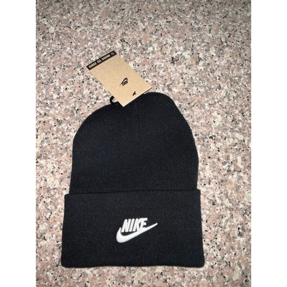 Nike Unisex Cuffed Beanie Cap Black - Picture 1 of 8